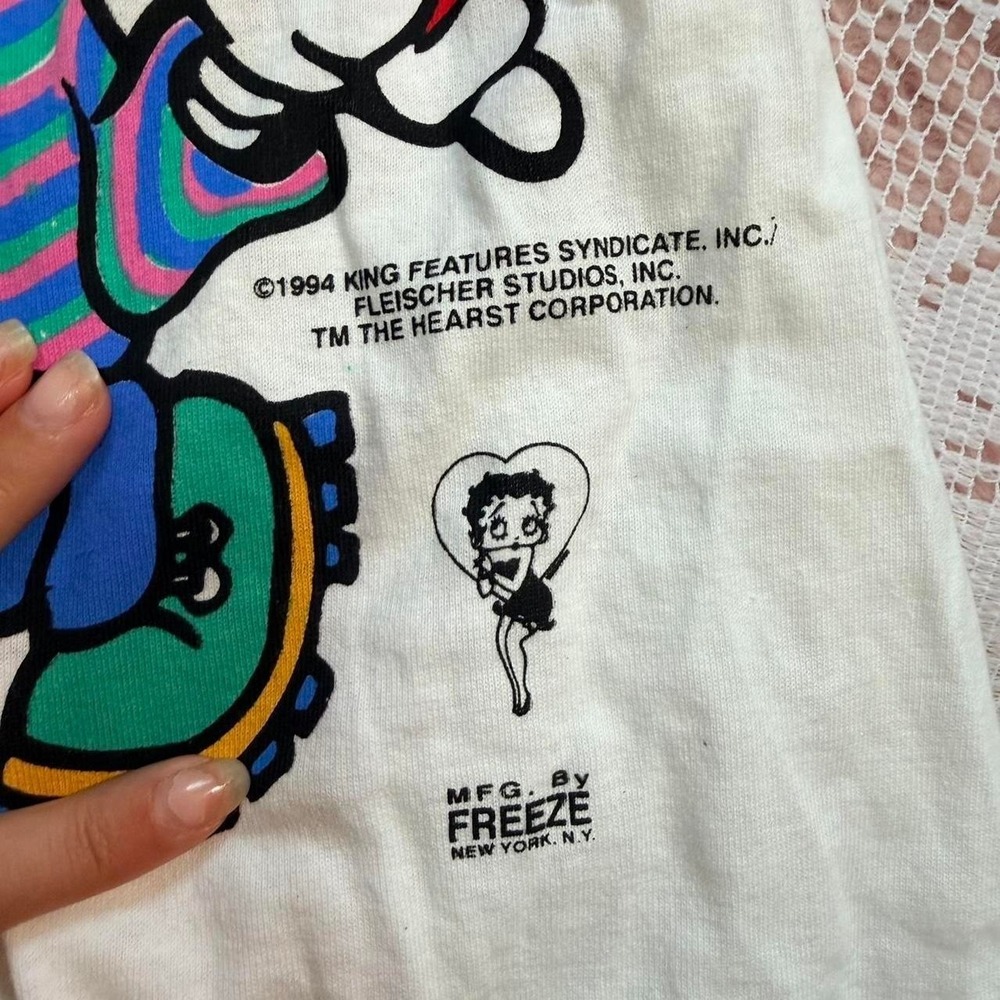 Vintage Betty Boop Single Stitch T-shirt - Picture 3 of 7